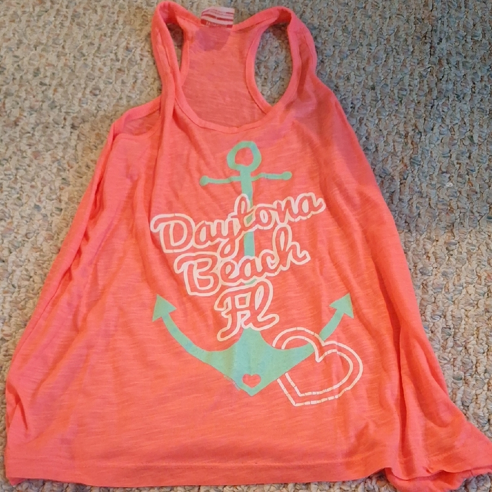 Daytona Beach FL Coral Tank Top